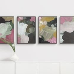 paint strokes concept framed artworks