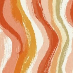 painted parade candy cane swirl mural