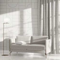 pattern precision concept wallpaper upholstery and curtain 