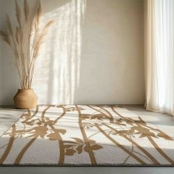 blossom concept rug florals bamboo custom dusk