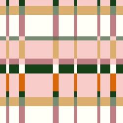 petals and plaids fall flannel pastel tone