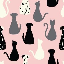 animated animals cats and dogs summer