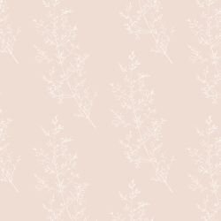 leaf outlines twisted bristles pink neutral reverse