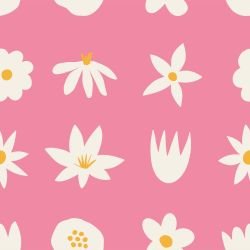 retrogroove flower cluster pink