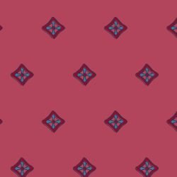 stamped stories diamond tile rhythm red blue