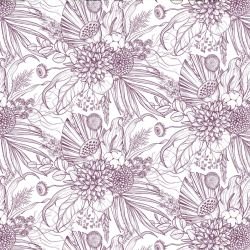 flower doodles garden treasures light orchid white