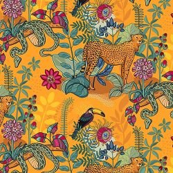 rainbow jungle floral fables multi