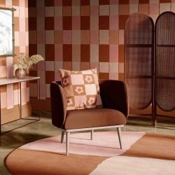 checkers concept rug uneven checkers rich