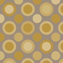 retro modern dotted grey yellow