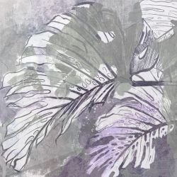 leafscapes monsteria leaves vintage purple