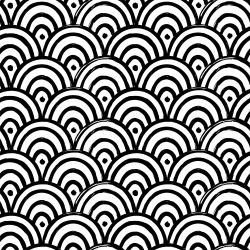 tribal crayola cosmoid black white