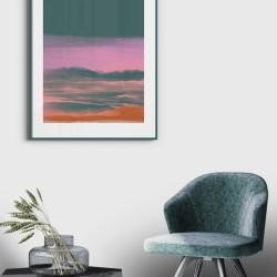serene brushwork concept artistic colour waves artwork