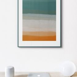 serene brushwork concept palette panorama artwork