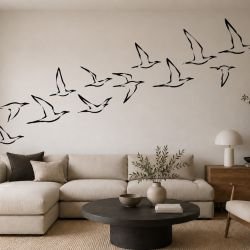 silhouette flora and fauna  take off black white concept