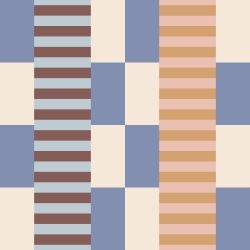 stripe stories check contrast blue cream tones
