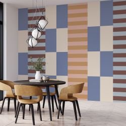 stripe stories concept wallpaper mural
