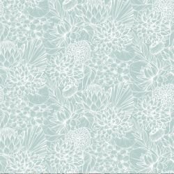 flower doodles keepsake botanicals duckegg white reverse