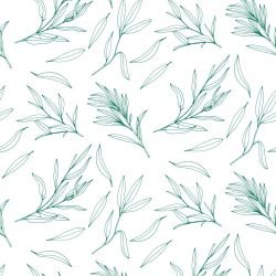 leaf outlines falling willow branch marine white