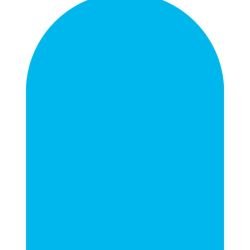 the arch edit block arc large cornflower