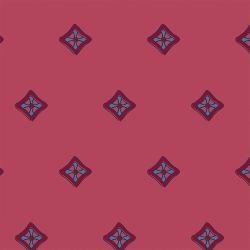 stamped stories diamond tile rhythm red blue
