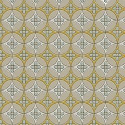 stamped stories petal grid tile medallion