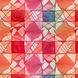 tinted garden colourlight geometry red blue