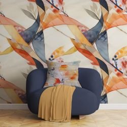 tinted garden concept wallpaper cushion