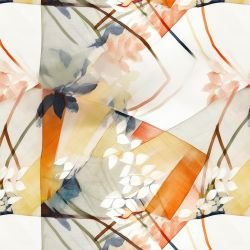 tinted garden faded petal blue orange