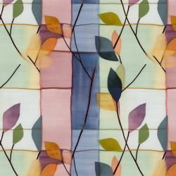 tinted garden gildded petals blue green