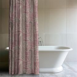 tribal crayola concept shower curtain 