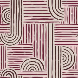 tribal crayola raked bordeaux