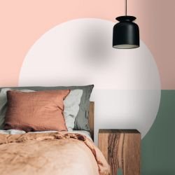 wallscapes concept morning sun peach pale