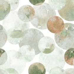 watercolour floating circles earthy 
