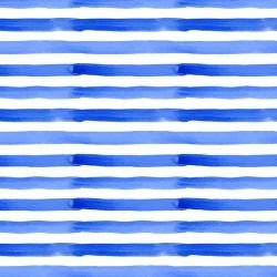 watercolour horizon rows blue