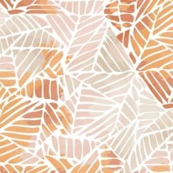 watercolour zebra triangles peach 