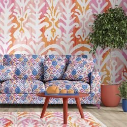 balinese style concept rug balinese flowers