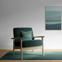 coastline impressions concept rug calm waters