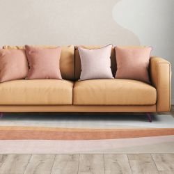 landscape vistas concept rug distant slopes peach