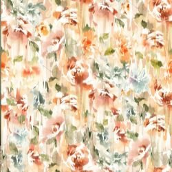 lost in the tropics ikat florals orange