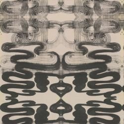 modern abstract calligraphy mist ink 