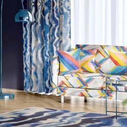 modern abstract concept rug azul geode azul 