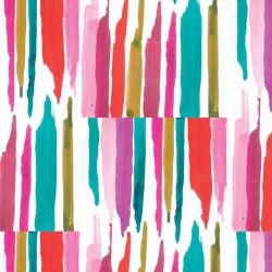 modern abstract indian ikat rainbow 