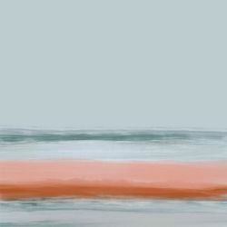 serene brushwork blending chromatic layers lightblue